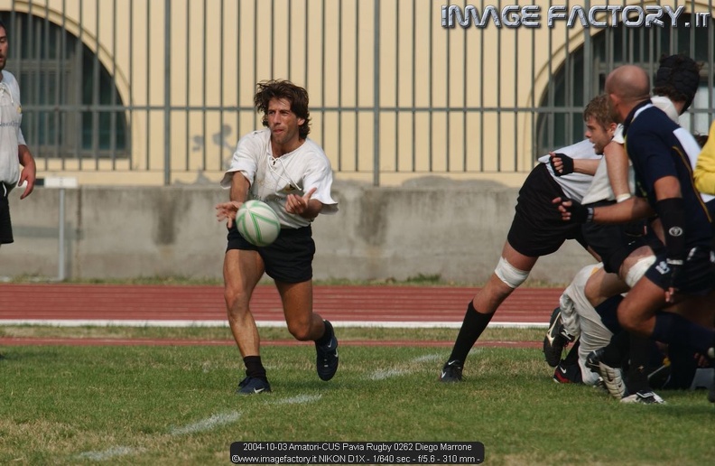 2004-10-03 Amatori-CUS Pavia Rugby 0262 Diego Marrone.jpg